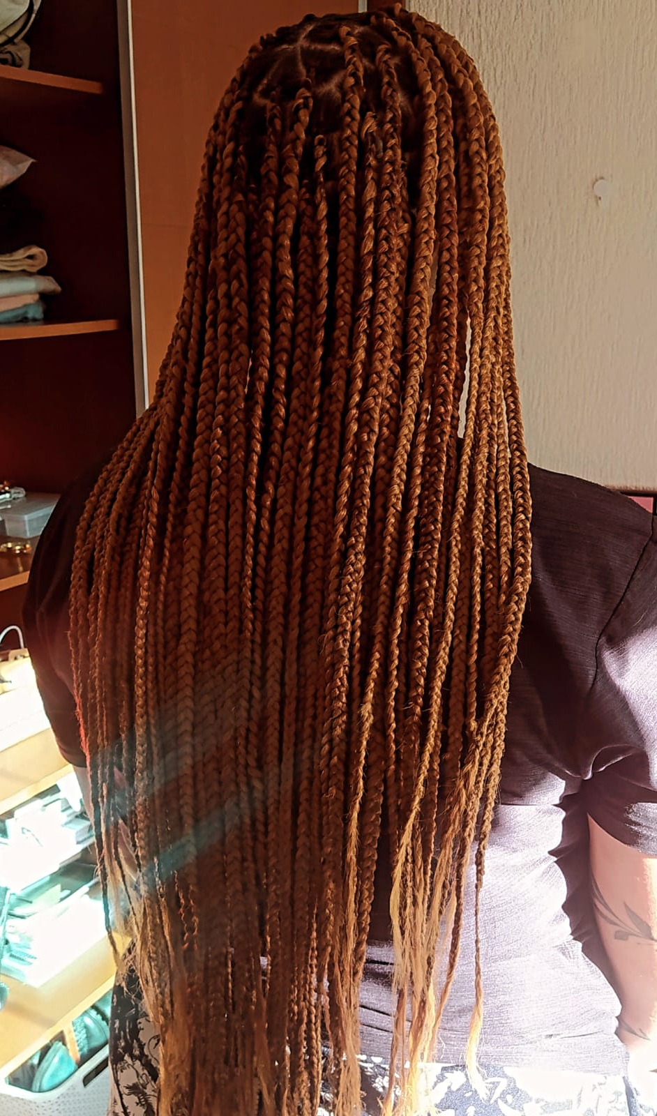Foto de cabelo trançado